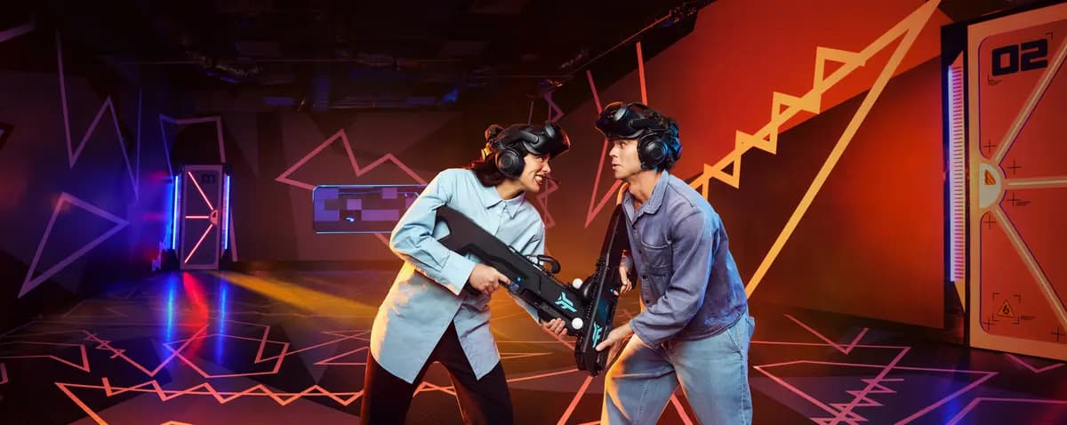 Birthday party VR session at Zero Latency Houston